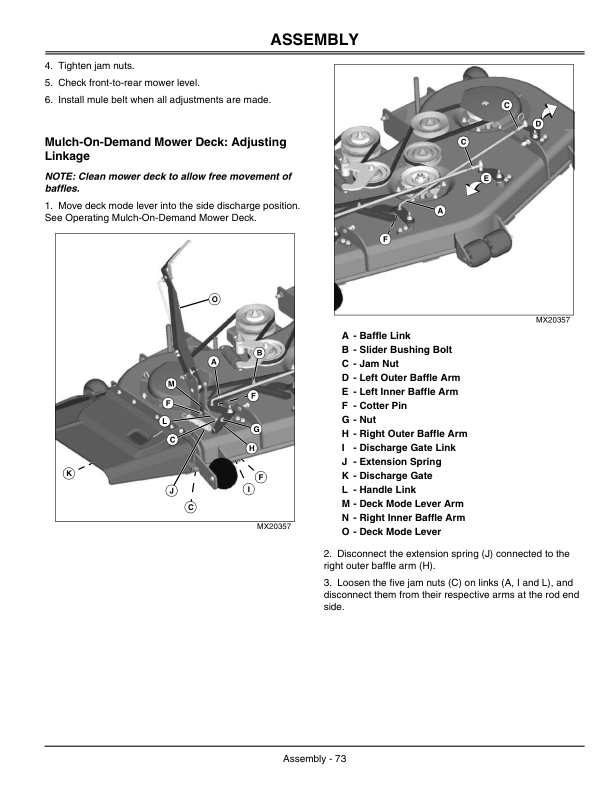 John Deere 737, 757 Mid-Mount ZTrak *w/Deck (040001-) Operator's
