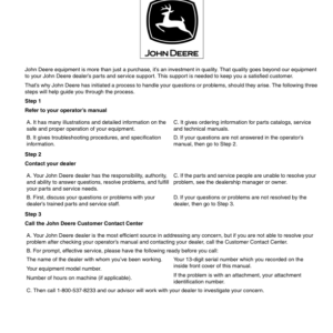 John Deere 1420, 1435, 1445 (060001-), 1545 (040001-), 1565 (050001-) Front Mowers Operator's Manual (OMTCU21473) - Image 3