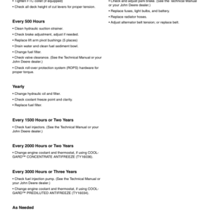 John Deere 7500, 7700, 8500, 8700, 8800, 7500 E-Cut, 8500 E-Cut Lightweight Fairway Mower Operator's Manual (OMTCU27820) - Image 2