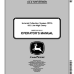 John Deere 600 Liter High Dump Material Collection System (North America) (150001-) Operator's Manual (OMTCU31163E) - Image 1