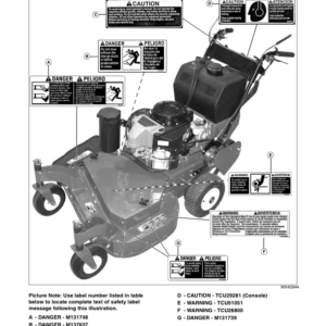 John Deere Commercial Walk Behind Mower WG32A, WG36A, WG48A (NA) Operator's Manual (OMTCU31829) - Image 2