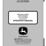 John Deere Walk Greens Mower 180 E-Cut Hybrid 220 E-Cut Hybrid (NA) Operator's Manual (OMTCU32639) - Image 1