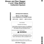 John Deere 2, 3 Bag Blower, Rear Bagger Material Collection System (060001-) Operator's Manual (OMTCU33004) - Image 1