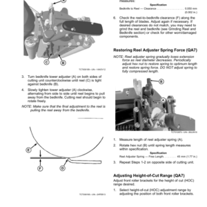 John Deere 7500A, 7700A & 8700A PrecisionCut Fairway Mowers & 8800A TerrainCut Mowers (Non-T4 Engine) Export Edition (010001-030000) Order Manual as OMTCU35054. Only available as a Multi-Lingual Manual English / Spanish Operator's Manual (OMTCU35054) - Image 3