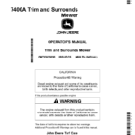 John Deere 7400A Trim, Surrounds Mower (North American) Operator's Manual (OMTCU35098) - Image 1