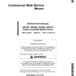 John Deere Commercial Walk Behind Mower (North American) Operator's Manual (OMTCU35856) - Image 1