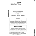 John Deere 652B Quik-Trak Pro Mowers (North America) (010001-035000) Operator's Manual (OMTCU36312E) - Image 1