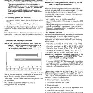 John Deere 180 E-Cut & 220 E-Cut Hybrid Walk-Behind Greens Mowers 180 E-Cut (020001-030000) 220 E-Cut (050001-060000) North America Multi-Lingual Publication Order manual as OMTCU37339 Operator's Manual (OMTCU37339) - Image 3