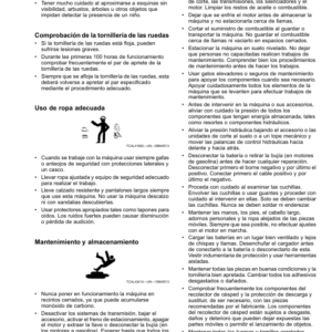 John Deere WHP36A, WHP48A, WHP52A & WHP61A Commercial Walk-Behind Mower North America (060001-070000) Order manual as OMTCU38814 Only available as a Multi-Lingual Publication English / Spanish Operator's Manual (OMTCU38814) - Image 3