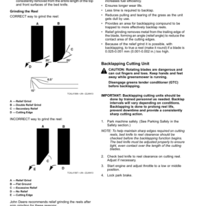 John Deere 180 E-Cut & 220 E-Cut Hybrid Walk-Behind Greens Mowers 180 E-Cut (030001-040000) 220 E-Cut (060001-070000) North America / Multi-Lingual Order manual as OMTCU38875 Operator's Manual (OMTCU38875) - Image 3