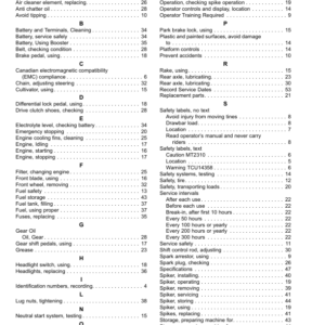John Deere 1200A Bunker & Field Rake North America (220001-230000) Operator's Manual (OMTCU38878) - Image 3