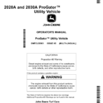 John Deere 2020A & 2030A ProGator North America (085001-) Operator's Manual (OMTCU39901) - Image 1
