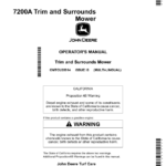John Deere 7200A Trim, Surrounds Mower (030001-040000) Operator's Manual (OMTCU39914) - Image 1