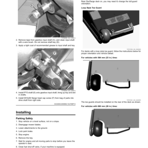 John Deere 72 Inch Rear Discharge Mower Deck for Front Mount Mowers (260001-) (North American) Operator's Manual (OMTCU40032) - Image 2
