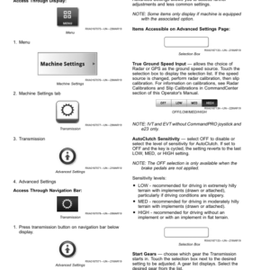 John Deere 9RX Tractors (Serial No. 828001-) Export Edition Operator's Manual (OMTR138047) - Image 4