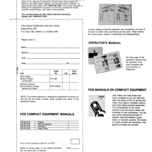 John Deere 80 AMP Battery Charger, Booster & Tester Operator's Manual (OMTY20535) - Image 2