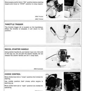 John Deere 250G (016001-) & 350G(08001-) Gasoline Trimmer/Cutters (Subs with OMM122063) Operator's Manual (OMTY20713) - Image 2