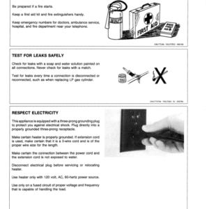 John Deere P150 LP Gas Portable Space Heater Operator's Manual (OMTY20852) - Image 2