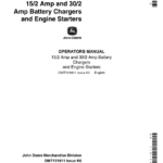 John Deere 15/2 & 30/2 AMP Battery Charger (TY6193) Operator's Manual (OMTY21611) - Image 1