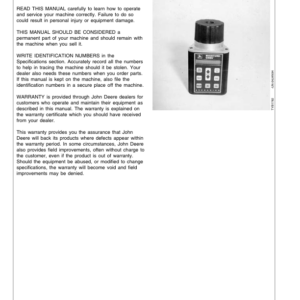 John Deere Moisture Check, TY16060 Operator's Manual (OMTY21651) - Image 2