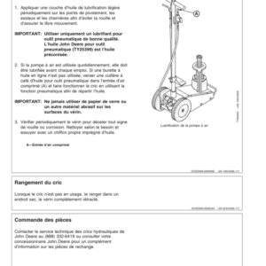 John Deere John Deere Air Actuated Hydraulic Truck Jack - TY26312 Operator's Manual (OMTY26294) - Image 2