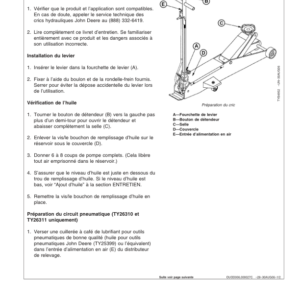 John Deere John Deere Long Chassis Hydraulic Service Jacks - TY26309, TY26310, TY26311 Operator's Manual (OMTY26295) - Image 2