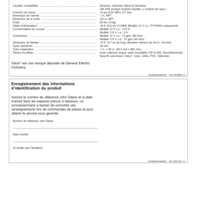 John Deere JD Fuel Transfer Pumps TY16424(12VDC), TY16425(115VAC) Operator's Manual (OMTY26379) - Image 2