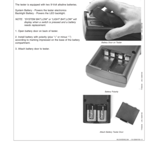 John Deere SW07370 Hand Held High Moisture Range Hay Tester Operator's Manual (OMTY27499) - Image 3