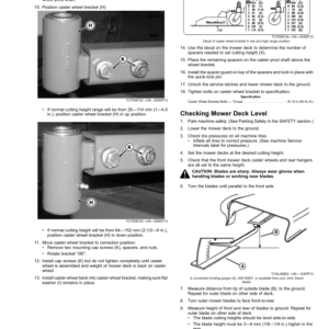 John Deere 60 & 72 Inch Side Discharge, 62 Inch Rear Discharge &60 & 72 Inch GLC Side Discharge Decksfor X1400 & X1500 Front-Mount MowersExport Edition (030001- ) Operator's Manual (OMUC10017) - Image 2