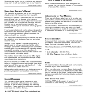 John Deere 1600 Series III Turbo Wide Area Mowers (North America) (500001-) Operator's Manual (OMUC10415E) - Image 3