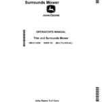 John Deere 7400A TerrainCut Trim, Surrounds Mower (Export Edition) Operator's Manual (OMUC11090) - Image 1