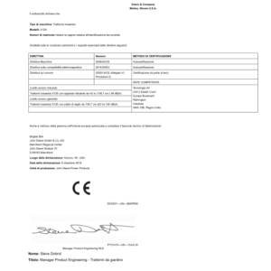John Deere TractorsX105, X125, X165 (Export Edition) (SN 800001-) Operator's Manual (OMUC11802) - Image 3