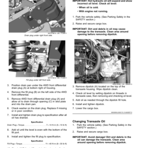 John Deere XUV865M Gator Utility Vehicle Operator's Manual (OMUC15813) - Image 3