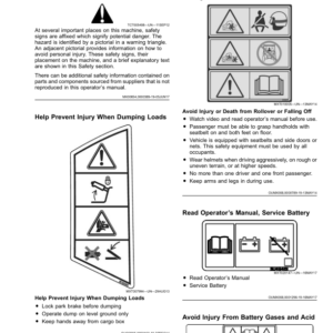 John Deere XUV590E, XUV590M & XUV590E S4, XUV590M S4 Gator Utility Vehicles Operator's Manual (OMUC17100) - Image 3