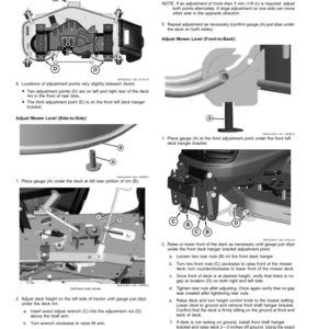 John Deere 54, 60 Inch High Capacity Mower Decks forX940, X948, X949 Lawn, Garden Tractors (Export Edition) Operator's Manual (OMUC18992) - Image 2