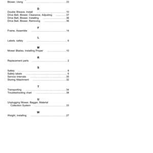 John Deere Material Collection System 9.6 Bushel, Dump from Seat (010001-) Operator's Manual (OMUC22470E) - Image 2