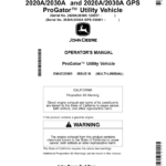 John Deere 2020A/2030A, 2020A/2030A GPS ProGator Utility Vehicle (North American) Operator's Manual (OMUC23665) - Image 1