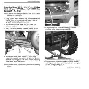 John Deere 72-Inch Straight Blade, V-Blade for HPX, T-Series, XUV’s (070001-) Operator's Manual (OMUC24694) - Image 2