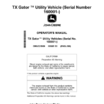 John Deere TX Gator Utility Vehicle (160001-) Operator's Manual (OMUC25999) - Image 1