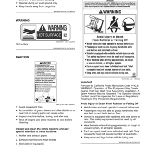 John Deere HPX815E Gator Utility Vehicles (040001-) (North America) Operator's Manual (OMUC26651) - Image 2