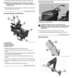 John Deere 44-Inch Snow Blower for 100 Series, 200 Series Tractors (North American) Operator's Manual (OMUC27097) - Image 2