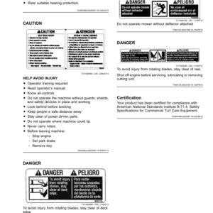 John Deere 7500A, 7700A, 8700A, 8900A PrecisionCut Fairway Mowers, 8800A TerrainCut Rough Mower (North American) Operator's Manual (OMUC27552) - Image 2