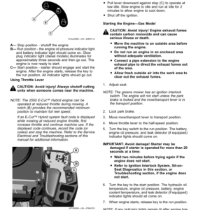 John Deere PrecisionCut 2400, 2550, E-Cut Hybrid 2550 Triplex Mowers (040001-) (Export Edition) Operator's Manual (OMUC30038) - Image 2