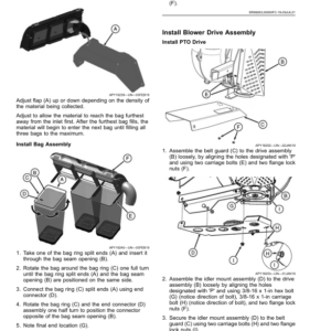 John Deere Blower, 3 Bag Material Collection System Serial Number 030001- (North American) Operator's Manual (OMUC30933E) - Image 2