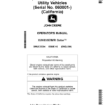 John Deere XUV835E, XUV835M, XUV835R Gator Utility Vehicles (060001) (North American (California Only) Edition) Operator's Manual (OMUC35384) - Image 1