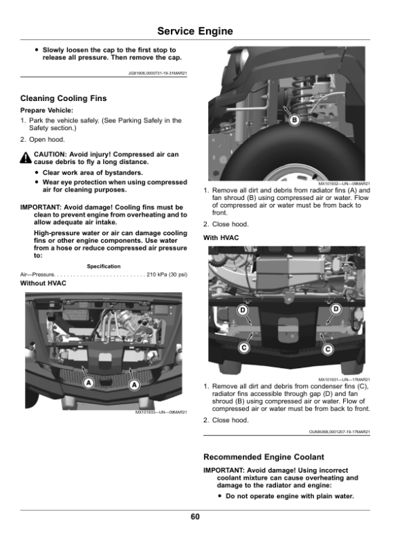 John Deere XUV835E, XUV835M, XUV835R Gator Utility Vehicles(Serial No. 070001–)(North America) (North American) Operator’s Manual (OMUC36653)