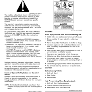 John Deere XUV825M S4 Gator Utility Vehicles (070001-) (California Edition) Operator's Manual (OMUC36937) - Image 3