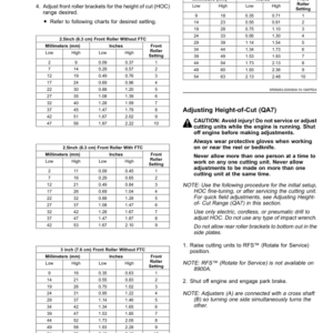 John Deere 7500A, 8000A E-Cut Hybrid (120001-), 7500A, 7700A, 8700A PrecisionCut (120001-), 8900A PrecisionCut (090001-), 7700A E-Cut Hybrid (020001-), 8800A TerrainCut (120001-) (Export) Operator's Manual (OMUC39875) - Image 2