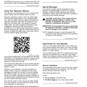 John Deere QuikTrak M&R Series Serial No 25001- Operator's Manual (OMUC39923) - Image 3