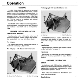 John Deere 205 Rotary Cutter Operator's Manual (OMW21382) - Image 2